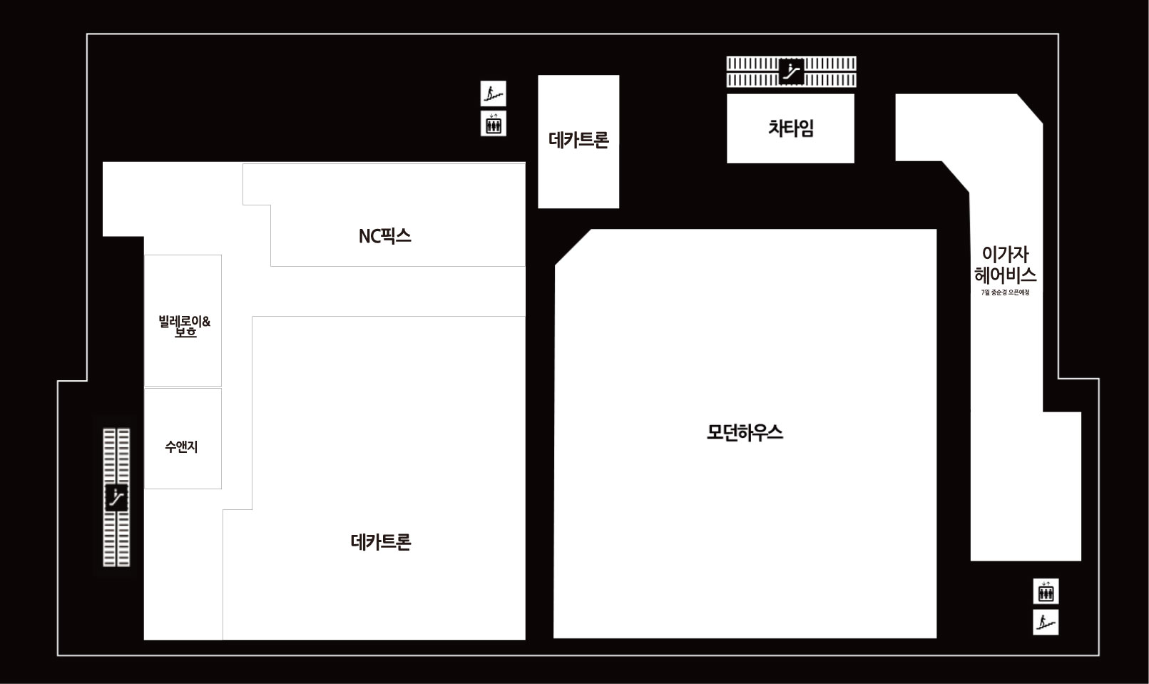NC 야탑점 본관 B2F 도면 이미지
