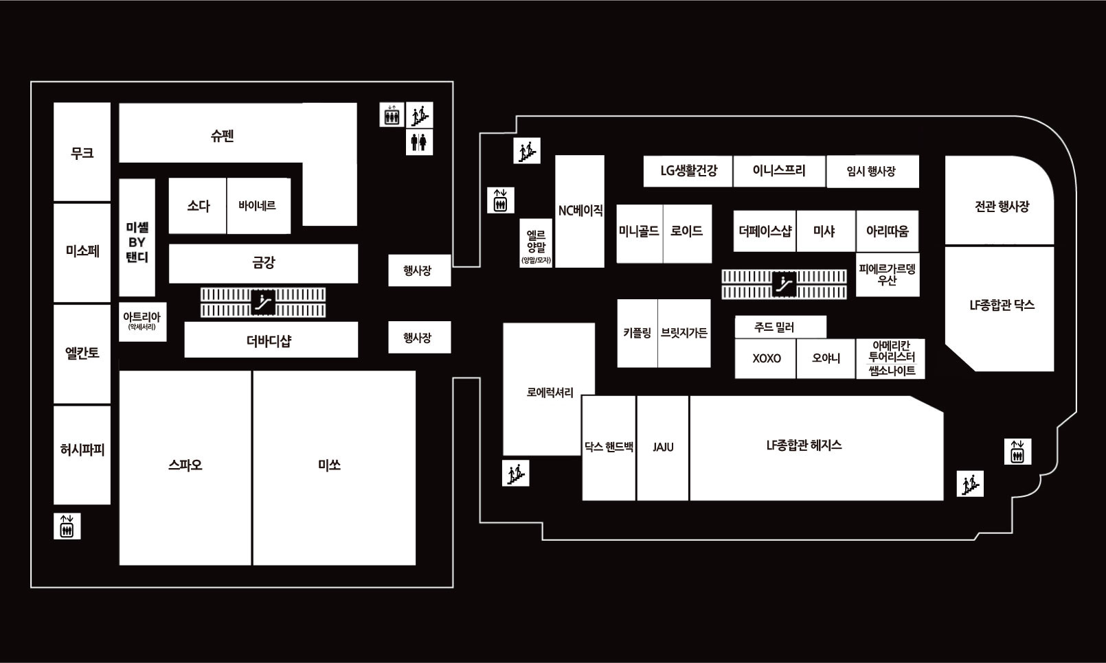 NC 야탑점 신관 1F 도면 이미지